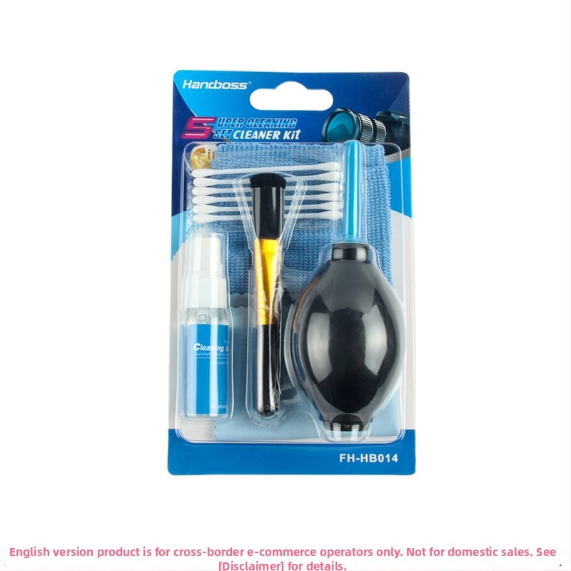 HABER комплект за почистване на камера и обектив — 6-в-1 детергентен почистващ комплект за камера, обектив, SLR и цифрови устройства