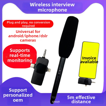 Microfon profesional de înregistrare pentru interviuri - cardioid, cu fir, autonomie a bateriei 12 ore sau mai mult, SNR ≥85 dB, Model C01