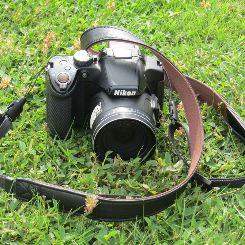 PU kaameravõru, universaalne, reguleeritav pikkus, 20 kg koormus, 1 klips