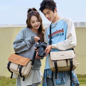 Τσάντα DSLR με ώμο, Oxford ύφασμα, αδιάβροχη, ανθεκτική στη φθορά, προστασία από κραδασμούς, για DSLR/Mirrorless, φακό και μπαταρία, ιμάντας αερόσφυρας, street style
