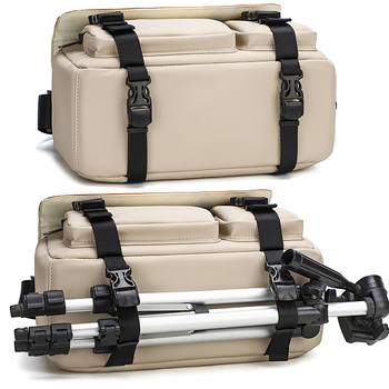 Τσάντα DSLR με ώμο, Oxford ύφασμα, αδιάβροχη, ανθεκτική στη φθορά, προστασία από κραδασμούς, για DSLR/Mirrorless, φακό και μπαταρία, ιμάντας αερόσφυρας, street style