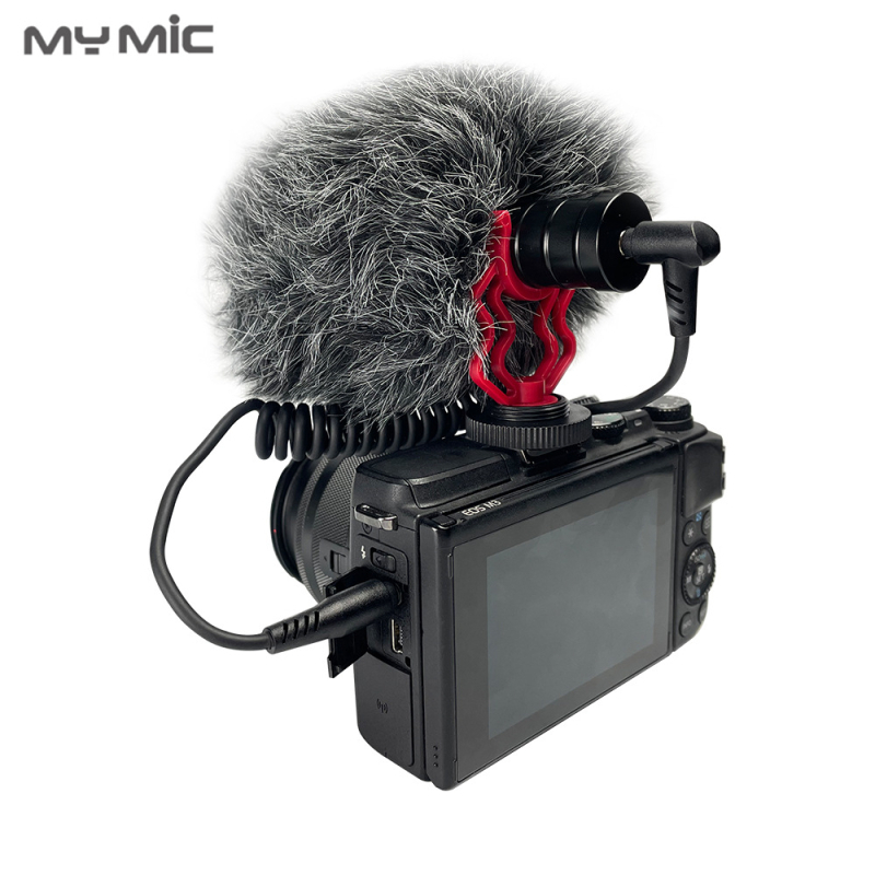 Microfon clip wireless pentru interviuri și streaming live — my mic CF04; răspuns în frecvență 20 Hz–20 kHz; SNR ≥60 dB