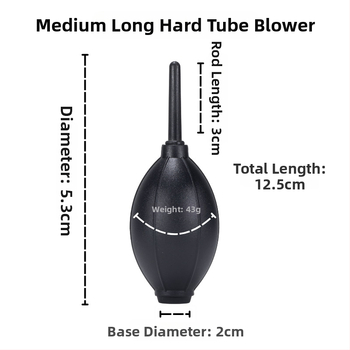 Устройство за почистване с въздушно духане — Anshier, силиконов, високоеластичен, мек силиконов връх; не уврежда лещи; подходящо за клавиатури, камери и очила