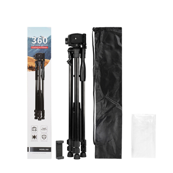 Τρίποδο κάμερας από κράμα αλουμινίου με 3D γιμπάλ για DSLR/MILC και smartphone – 4 τμήματα, φορτίο 2–5 kg, κεφαλή γρήγορης απελευθέρωσης