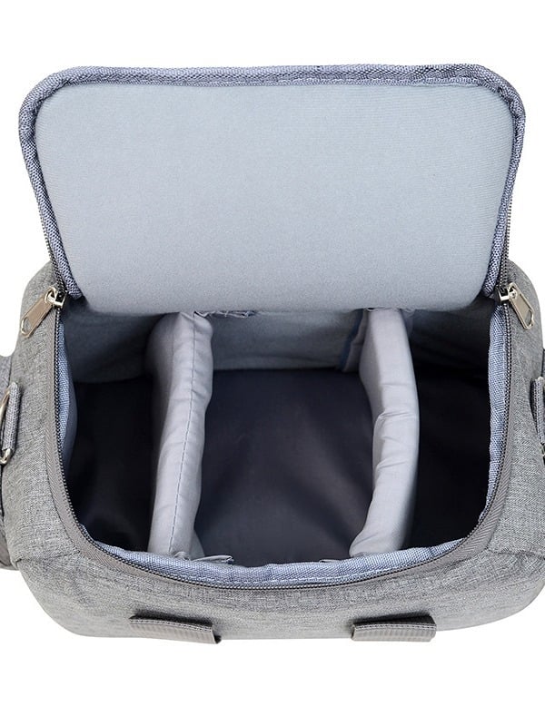 Geantă DSLR pentru aparat foto — impermeabilă, din Oxford, curea de umăr crossbody cu pernă de aer, pachet fotografic