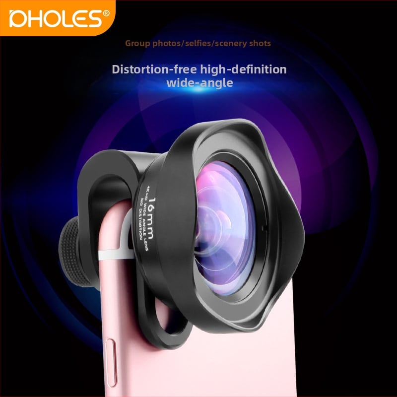 Широкоугълен външен обектив за смартфони PH-8149 – Pholes, съвместим с около 90% от смартфоните