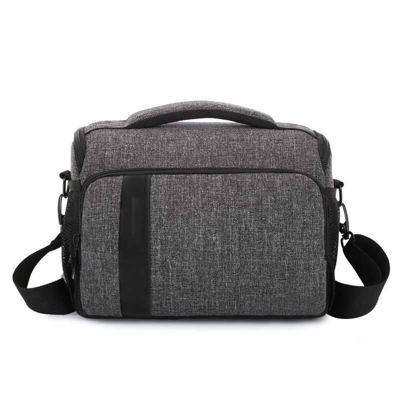 Nylon torba za SLR fotoaparat s pretincom za objektiv i zakrivljenom naramenicom – crossbody stil, vodootporna, anti-krađa, lagana za fotografiranje