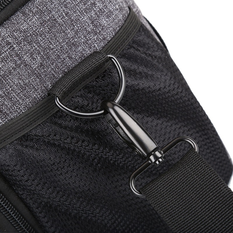 Nylon torba za SLR fotoaparat s pretincom za objektiv i zakrivljenom naramenicom – crossbody stil, vodootporna, anti-krađa, lagana za fotografiranje
