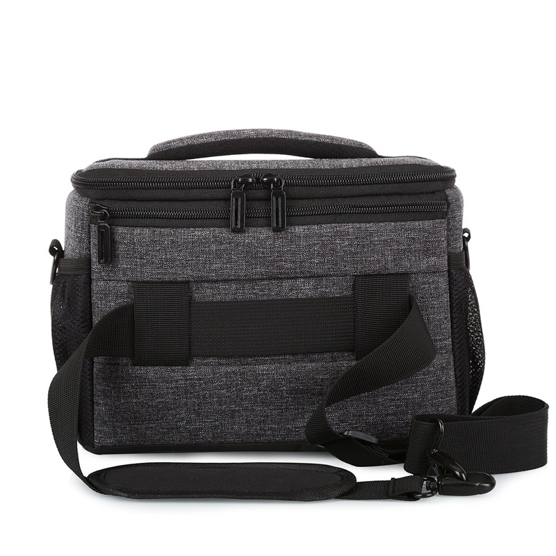 Nylon torba za SLR fotoaparat s pretincom za objektiv i zakrivljenom naramenicom – crossbody stil, vodootporna, anti-krađa, lagana za fotografiranje