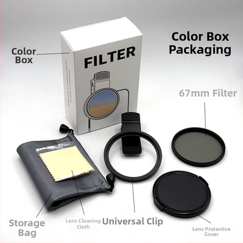 Focus Универсален CPL поляризатор клип-он филтър за SLR фотоапарати, регулируем