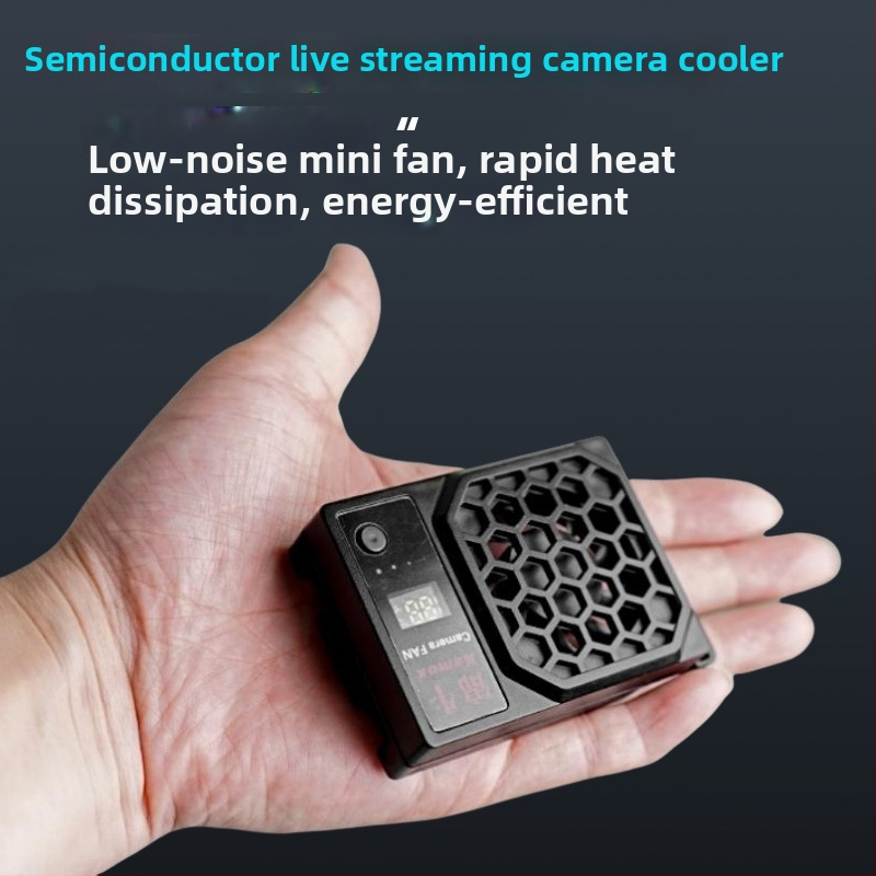 Félvezető kamera hűtő SY-0702 – 43 g, műanyag, USB-C; Kompatibilis Sony, Fujifilm és Canon tükör nélküli kamerákkal
