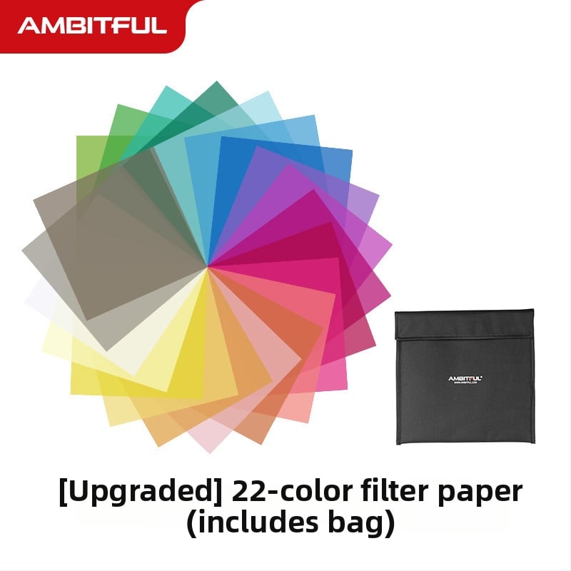 Fénykiegészítők – 11 szűrő készlet a vakuhoz, magnéziumötvözetből készült fényvédő pajzs fotózáshoz