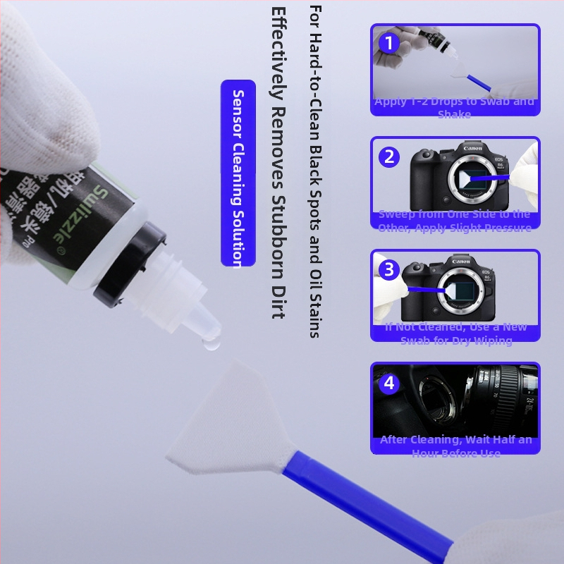 Kameras tīrīšanas komplekts ar Lens Pen, piemērots DSLR un bezspogulņu kamerām – gaisa pūšana no CMOS/CCD sensoriem
