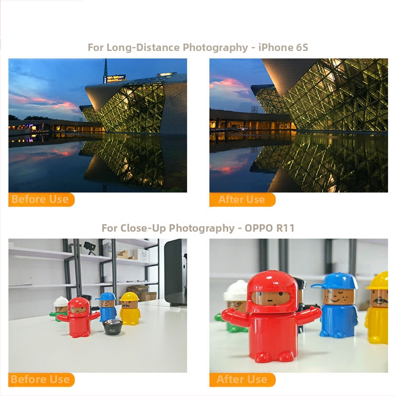 Fleiss PH-8151 ārējais mobilā tālruņa objektīvs, saderīgs ar apmēram 90% viedtālruņu