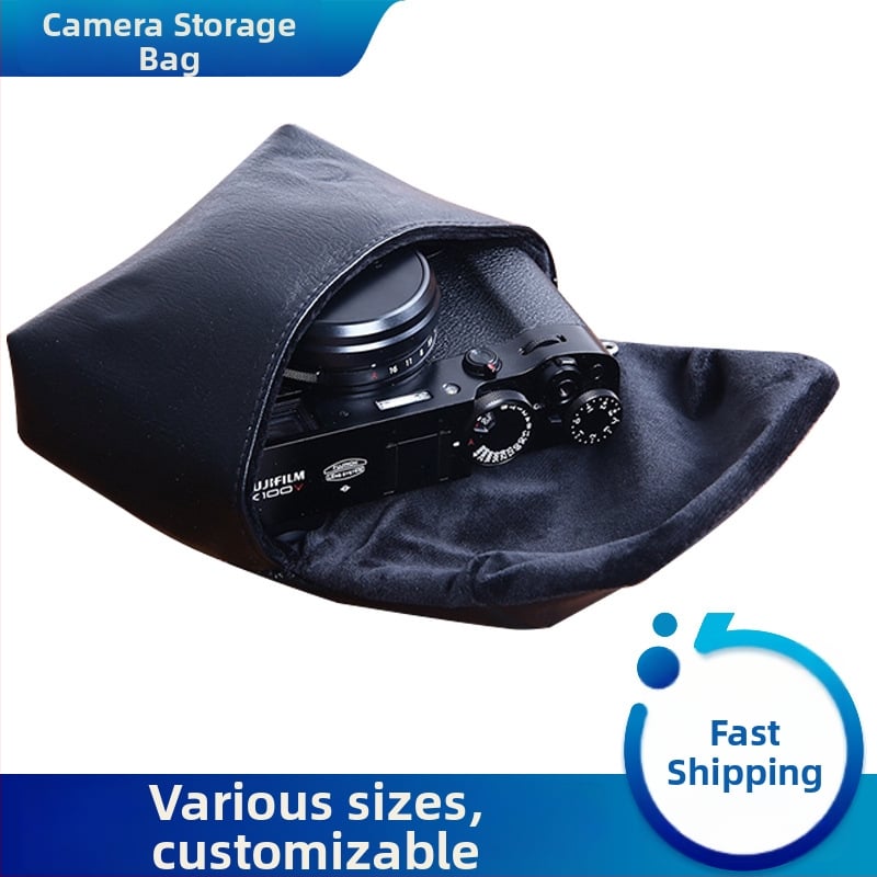 BBK-M12L KAMERA TÁSKA — PU anyag, kompatibil Fuji X100V/X100S/X100F és Canon G7XIII