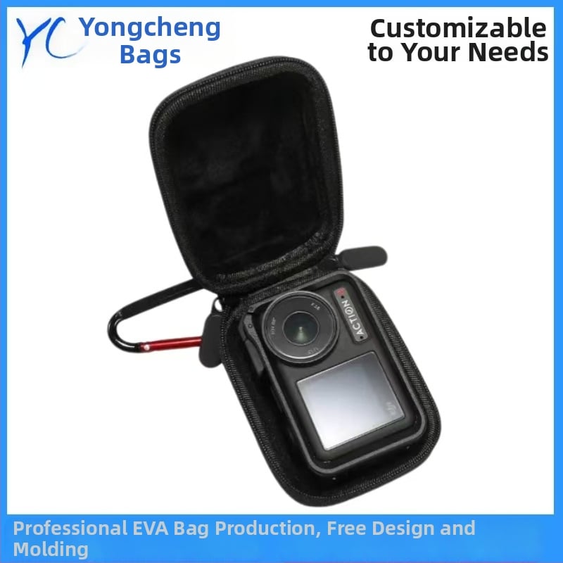 DJI Action4/5 Pro kamera tároló tok kerettel, EVA anyag, hidegprézés + varrás, 3C digitális csomagolás