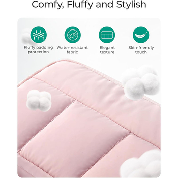 Shujin Чанта за пътуване за кабели и джаджи – чанта с две отделения, полиестер, мултифункционално съхранение за кабели, мобилен заряд и мишка