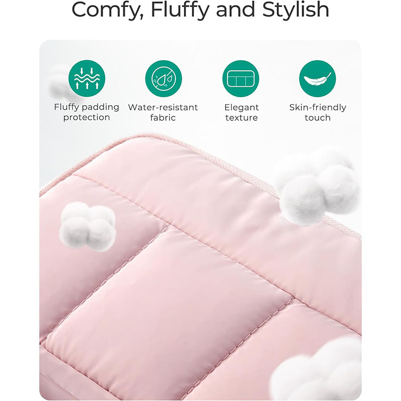 Shujin Чанта за пътуване за кабели и джаджи – чанта с две отделения, полиестер, мултифункционално съхранение за кабели, мобилен заряд и мишка