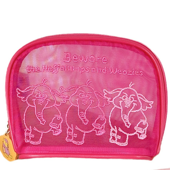 Utazási tároló táska - hálós smink- és kozmetikai szervező, kézitáska stílusú, poliészter, modell 007