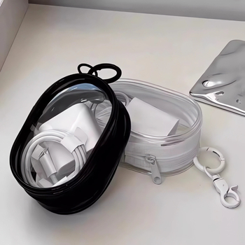 Torba za pohranu kablova s podatkovima, cilindrična PE futrola za organiziranje kablova, pogodna za putovanja, moderni minimalistički stil