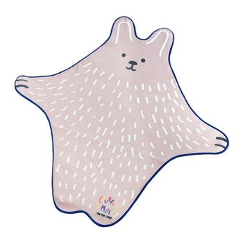 Torba za šminku i kameru s modelom zeca, samoljepljiva platnena torba, stil ručne torbe, poliester, višenamjenska za putovanja, za kozmetiku i bezzrcalnu kameru