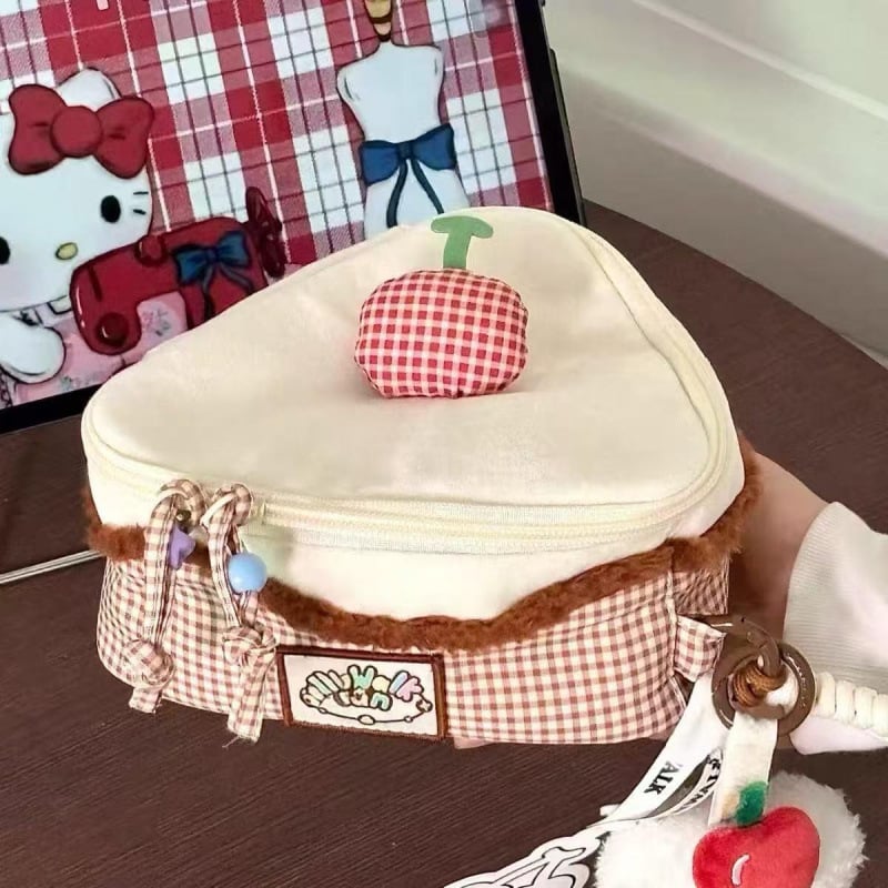 Polaroid kamera i kozmetička torba, japanskog stila, višenamjenska za putovanja, šminku, skladištenje na stolu i u spavaćoj sobi