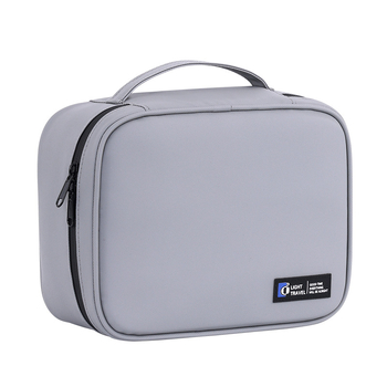 Putna kutija za skladištenje u obliku kocke, PU koža, model 5010, višenamjenski organizator za elektroniku i kozmetiku