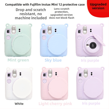 Polaroid Mini 12 szilikontok, kopásálló és vágásálló, clutch-stílusú