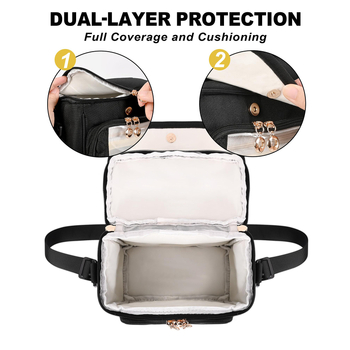 Fényképezőgép táska keresztpánttal, street-stílus, poliészter anyag, poliészter bélés, uniszex