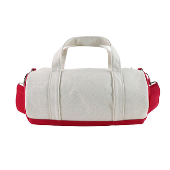 Kanvas putna torba, cilindričnog oblika preko ramena, unisex, kapacitet ispod 20 L, mogućnost prilagođenog loga