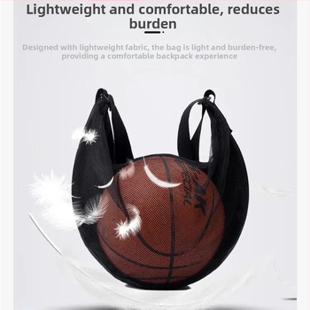 Kanvas auduma pleca soma ar rāvējslēdzēju, piemērota basketbolam, futbolam un volejbolam