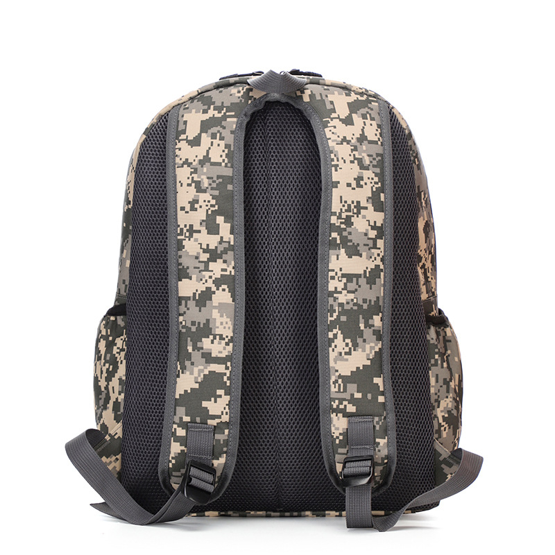 Kamuflaški taktički ruksak 20-35 L, Oxford tkanina, prozračan, vodootporan, otporan na habanje, protivkrađa, proširiv, za outdoor i školsku upotrebu učenicima osnovne i srednje škole