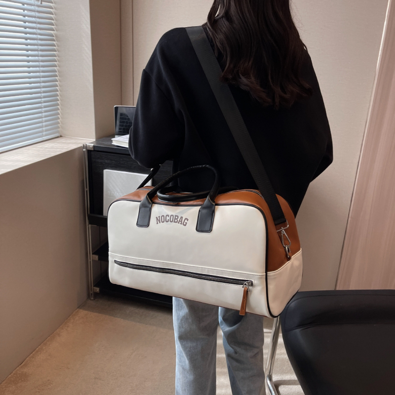 Torba tote za svakodnevnu upotrebu, velika kapaciteta 20–35L, PU materijal, vodootporna, uzorak s slovima, gradski minimalistički stil, unisex