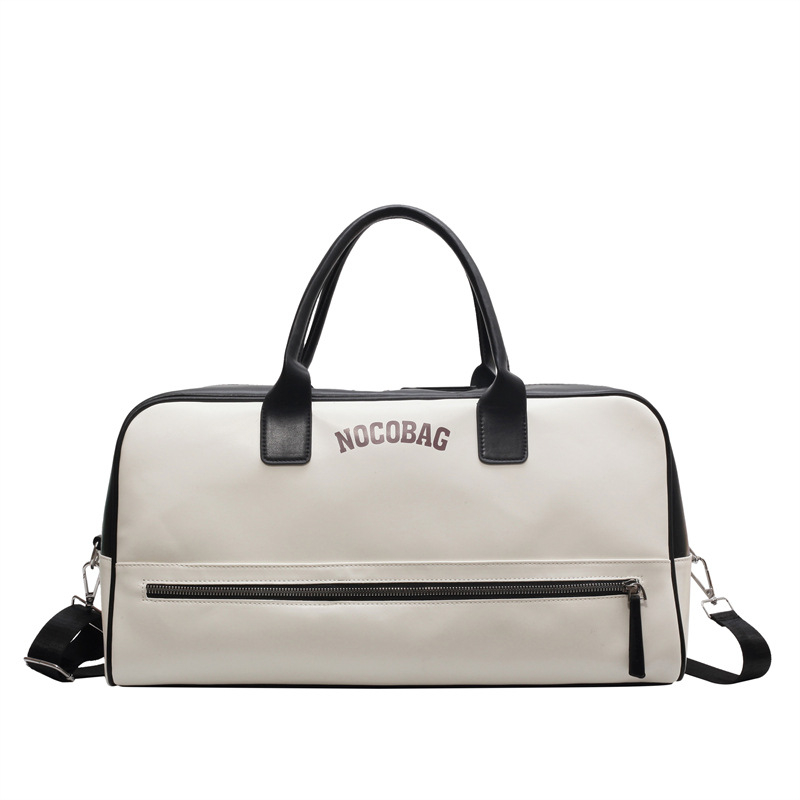 Torba tote za svakodnevnu upotrebu, velika kapaciteta 20–35L, PU materijal, vodootporna, uzorak s slovima, gradski minimalistički stil, unisex