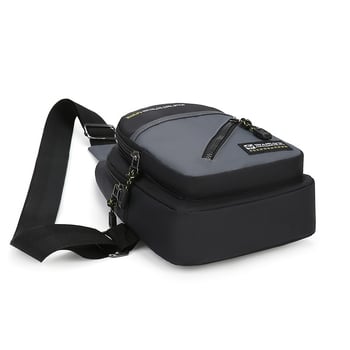 Ανδρική crossbody τσάντα για επαγγελματικές μετακινήσεις, νάιλον κατασκευή, αναπνέουσα σχεδίαση, επένδυση πολυεστέρα.