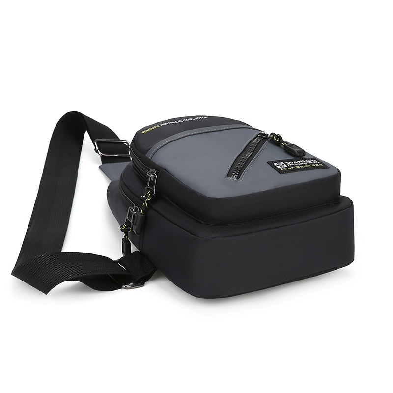 Ανδρική crossbody τσάντα για επαγγελματικές μετακινήσεις, νάιλον κατασκευή, αναπνέουσα σχεδίαση, επένδυση πολυεστέρα.
