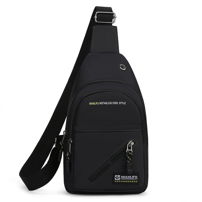 Ανδρική crossbody τσάντα για επαγγελματικές μετακινήσεις, νάιλον κατασκευή, αναπνέουσα σχεδίαση, επένδυση πολυεστέρα.