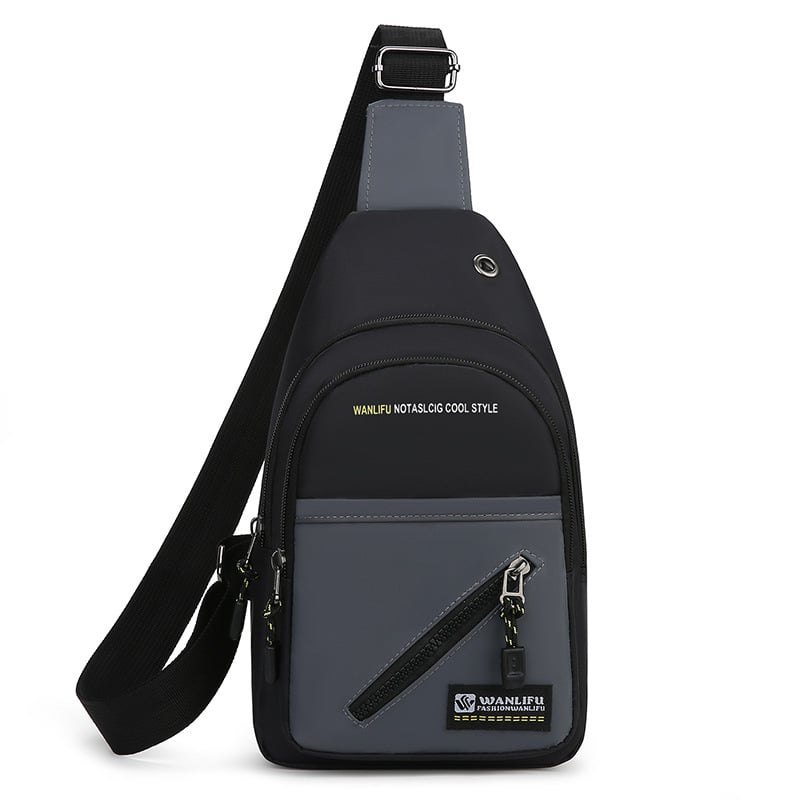Ανδρική crossbody τσάντα για επαγγελματικές μετακινήσεις, νάιλον κατασκευή, αναπνέουσα σχεδίαση, επένδυση πολυεστέρα.