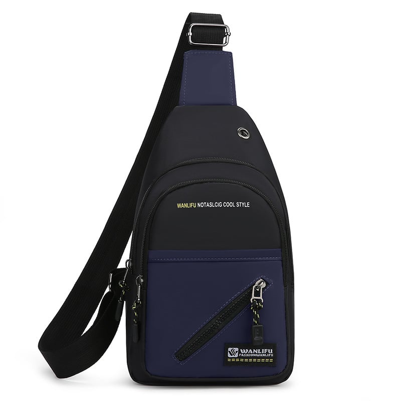 Ανδρική crossbody τσάντα για επαγγελματικές μετακινήσεις, νάιλον κατασκευή, αναπνέουσα σχεδίαση, επένδυση πολυεστέρα.