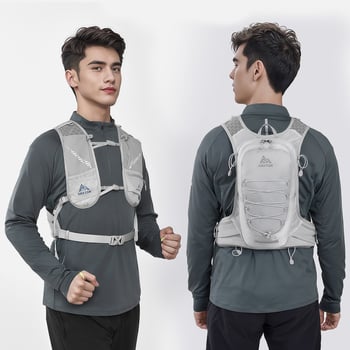 Vanjski lagani ruksak za planinarenje – 12L, najlon, prozračan, vodootporan, proširiv, unisex