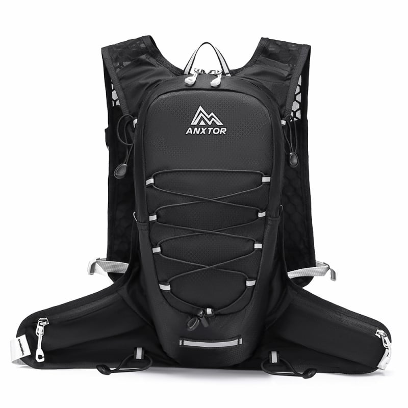 Vanjski lagani ruksak za planinarenje – 12L, najlon, prozračan, vodootporan, proširiv, unisex