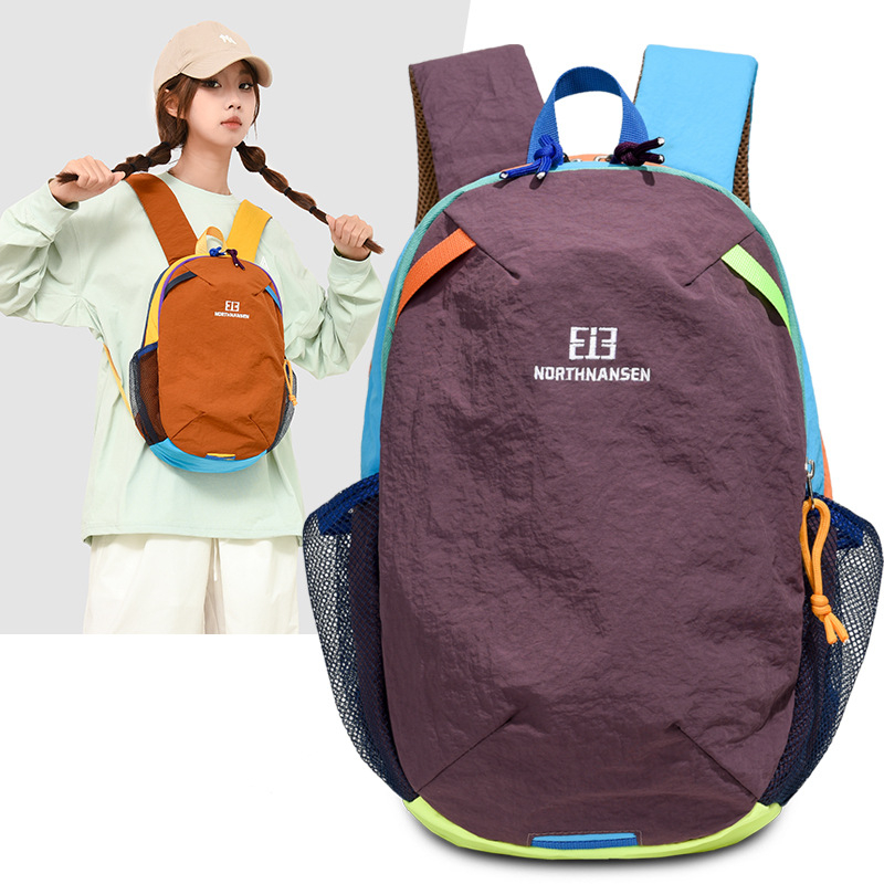 Unisex nylon ruksak za planinarenje s džepom za 13-inčni laptop, otporan na habanje, zakrivljene naramenice, gradska casual torba za putovanja