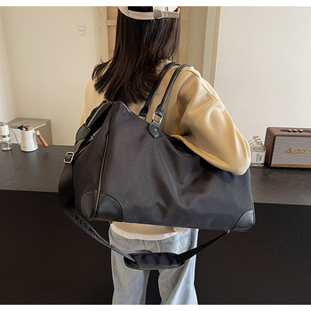Unisex putna torba s dijeljenjem suho-mokro, PU materijal, ultra lagana i prozračna, podstava od poliestera