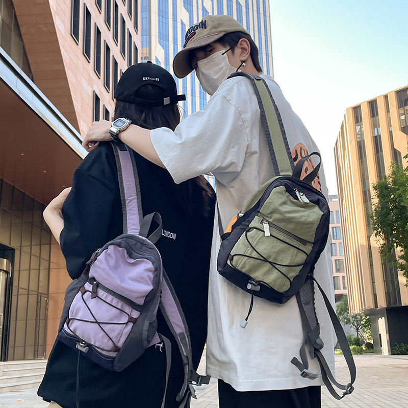 Unisex vodootporan mali ruksak za outdoor putovanja, Oxford platno, kapacitet do 20 L, kompatibilan s 10-inčnim prijenosnim računalom, lagan