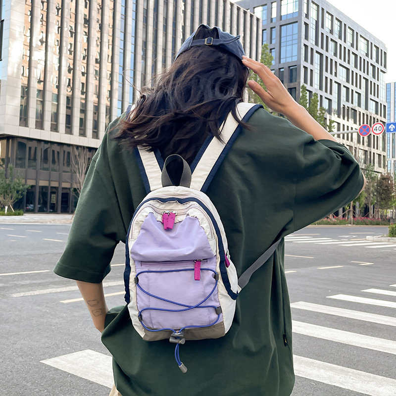 Unisex vodootporan mali ruksak za outdoor putovanja, Oxford platno, kapacitet do 20 L, kompatibilan s 10-inčnim prijenosnim računalom, lagan