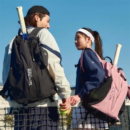 Unisex ruksak za tenis i badminton – najlonski sportski ruksak, vodootporan, kapacitet ispod 20 L, može stati 9-inčni laptop, zakrivljene naramenice