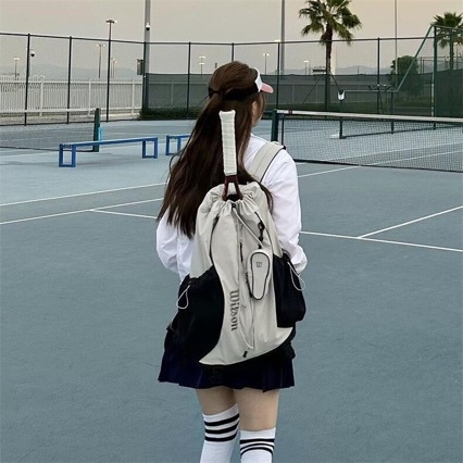 Unisex ruksak za tenis i badminton – najlonski sportski ruksak, vodootporan, kapacitet ispod 20 L, može stati 9-inčni laptop, zakrivljene naramenice
