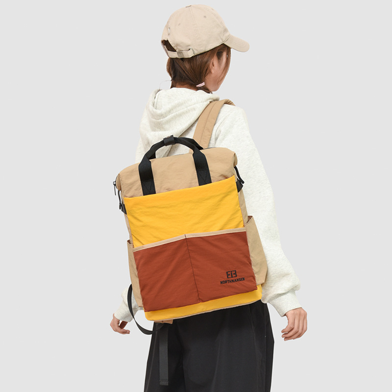 Ruksak Unisex za slobodno vrijeme i putovanja (Materijal: Nylon; Zapremina ispod 20L; Kompatibilan s 14-inčnim laptopom; Zakrivljeni naramenici; Podstava od poliestera)