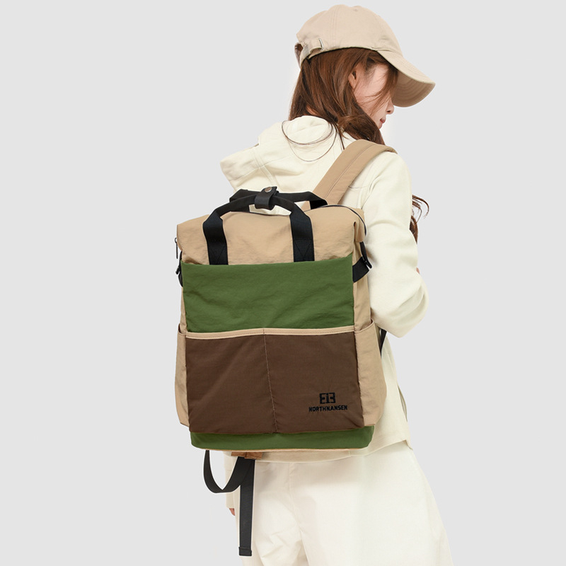 Ruksak Unisex za slobodno vrijeme i putovanja (Materijal: Nylon; Zapremina ispod 20L; Kompatibilan s 14-inčnim laptopom; Zakrivljeni naramenici; Podstava od poliestera)