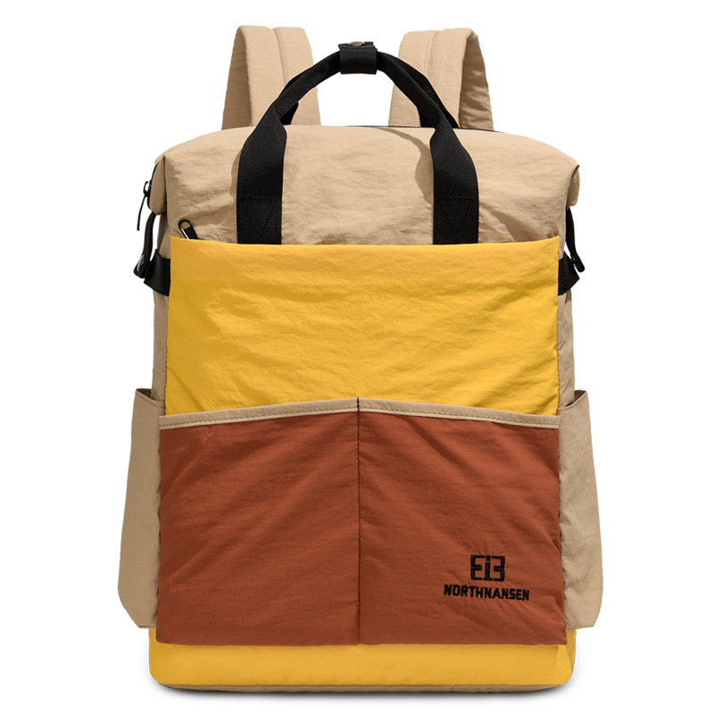 Ruksak Unisex za slobodno vrijeme i putovanja (Materijal: Nylon; Zapremina ispod 20L; Kompatibilan s 14-inčnim laptopom; Zakrivljeni naramenici; Podstava od poliestera)